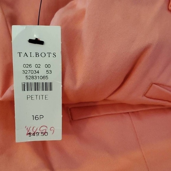 TALBOTS perfect‎ shorts 7.5 inch dusty peachy Pink 16P new!!! - Picture 3 of 4